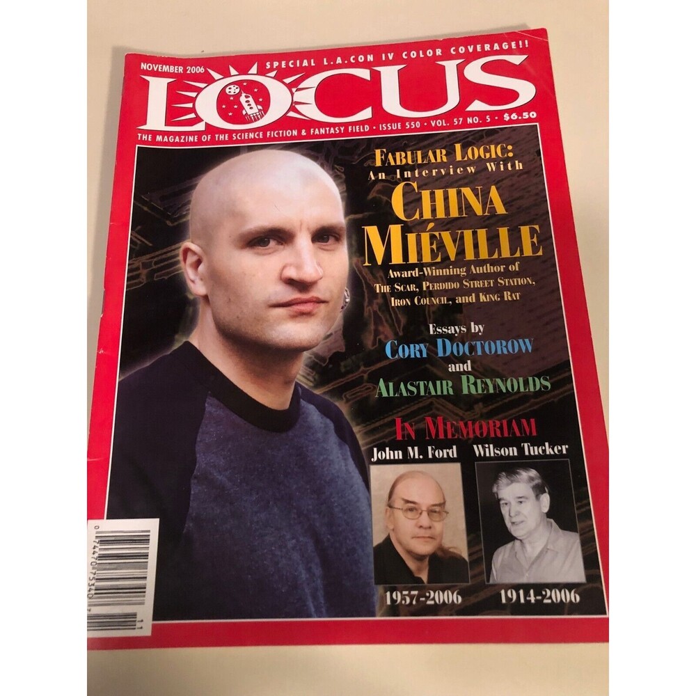 Locus Magazine November 2006 Issue‎ 550 Vol 57 No 5 Science Fiction & Fantasy